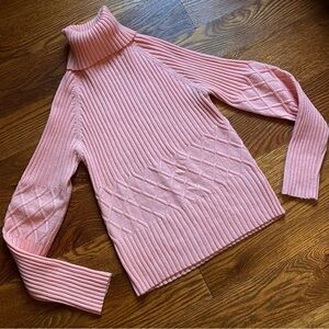 Vintage Bill Blass ribbed lattice sweater